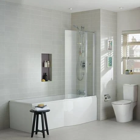 Ideal Standard Connect Air 1700mm P-Shaped Shower Bath 5 Ideal Standard Connect Air 1700mm P-Shaped Shower Bath - Image 3