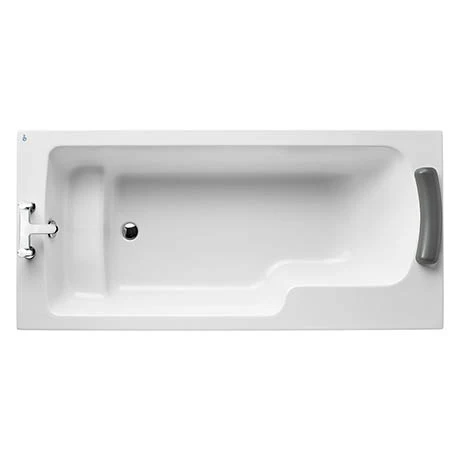 Ideal Standard Concept Freedom 1700 x 800mm 0TH Idealform Plus+ Bath (without Legset) - Left Hand - E116601 3 Ideal Standard Concept Freedom 1700 x 800mm 0TH Idealform Plus+ Bath (without Legset) - Left Hand - E116601