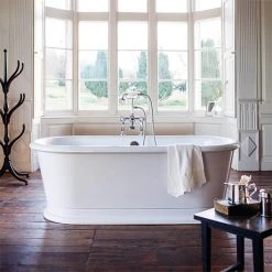 Burlington London 1800 x 850mm Round Soaking Tub - E18