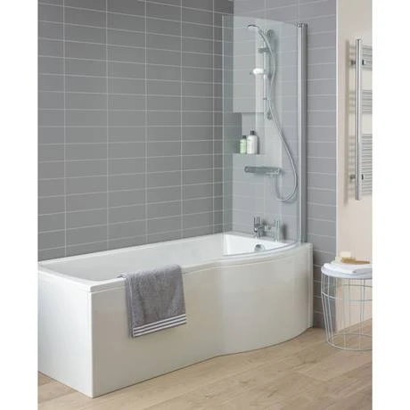 Ideal Standard Tempo Arc 1700mm P-Shaped Shower Bath 6 Ideal Standard Tempo Arc 1700mm P-Shaped Shower Bath - Image 4
