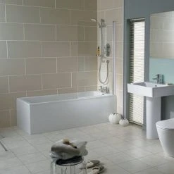 Ideal Standard Concept 1700 x 700mm 2TH Single Ended Idealform Bath 10 Ideal Standard Concept 1700 x 700mm 2TH Single Ended Idealform Bath -Bathroom Baths Shop E729201 D2 460