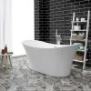 Nova 1750 Modern Double Ended Slipper Bath -Bathroom Baths Shop FB60 prod