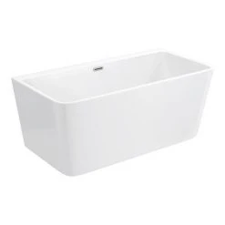 Orion 1500 x 750mm Small Back To Wall Modern Square Bath 8 Orion 1500 x 750mm Small Back To Wall Modern Square Bath -Bathroom Baths Shop GD8117 150 detail1 460