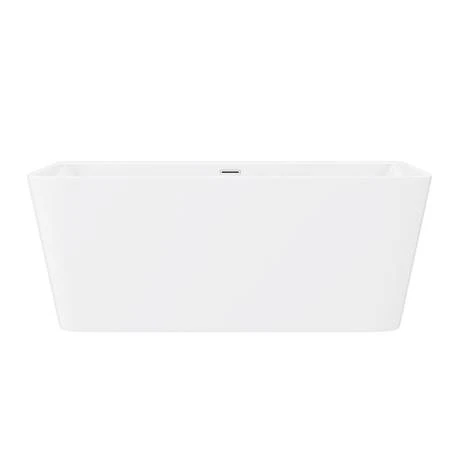 Orion 1500 x 750mm Small Back To Wall Modern Square Bath 5 Orion 1500 x 750mm Small Back To Wall Modern Square Bath - Image 3