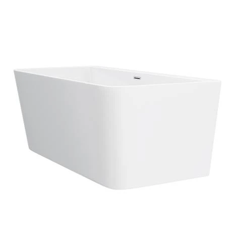 Orion 1500 x 750mm Small Back To Wall Modern Square Bath 6 Orion 1500 x 750mm Small Back To Wall Modern Square Bath - Image 4