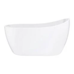 Toreno 1370 Small Modern Slipper Free Standing Bath 13 Toreno 1370 Small Modern Slipper Free Standing Bath -Bathroom Baths Shop GD8225 137 n d3 460