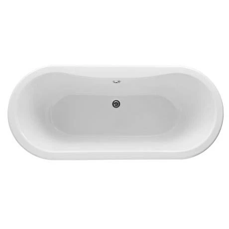 Nuie Grosvenor 1500 Small Double Ended Roll Top Bath inc. Chrome Legs 4 Nuie Grosvenor 1500 Small Double Ended Roll Top Bath inc. Chrome Legs - Image 2