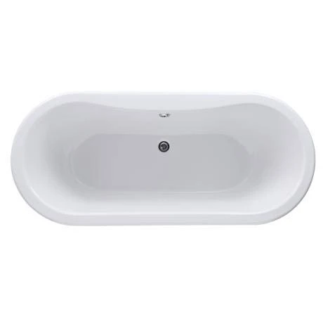 Nuie Grosvenor 1700 x 745mm Double Ended Roll Top Bath inc. Chrome Legs 4 Nuie Grosvenor 1700 x 745mm Double Ended Roll Top Bath inc. Chrome Legs - Image 2