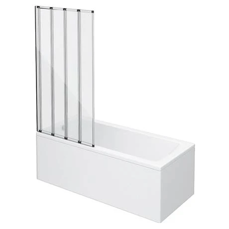 Kent Square Single Ended Bath with Bi-Fold Screen 5 Kent Square Single Ended Bath with Bi-Fold Screen - Image 3