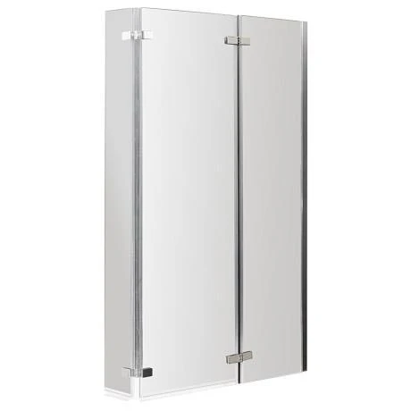 Milan Shower Bath - 1500mm L Shaped with Double Hinged Screen + Panel 4 Milan Shower Bath - 1500mm L Shaped with Double Hinged Screen + Panel - Image 2