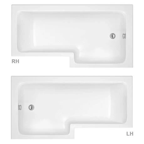 Milan Shower Bath - 1500mm L Shaped with Double Hinged Screen + Panel 6 Milan Shower Bath - 1500mm L Shaped with Double Hinged Screen + Panel - Image 4