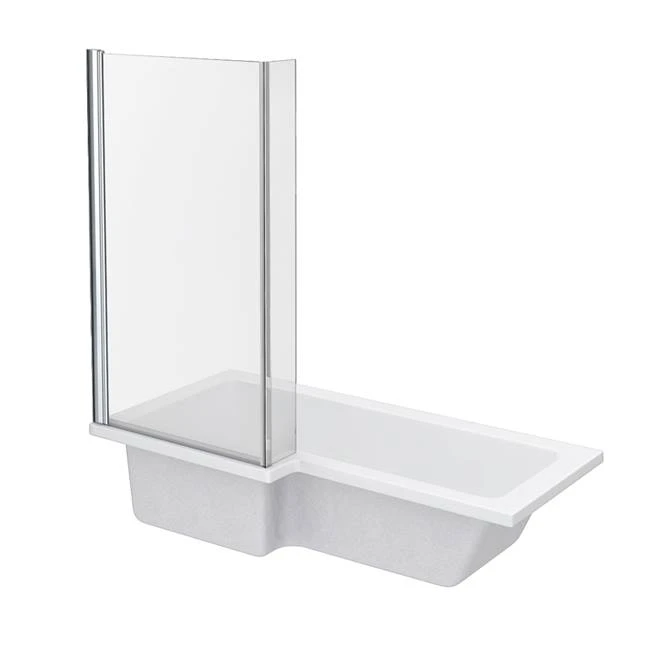 Milan Shower Bath 1700mm incl. 6mm Screen 3 Milan Shower Bath 1700mm incl. 6mm Screen