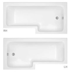 Milan Shower Bath 1700mm incl. 6mm Screen 7 Milan Shower Bath 1700mm incl. 6mm Screen -Bathroom Baths Shop L1700 d1 460