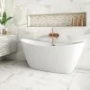 Sofia 1700 x 800mm Modern Double Ended Freestanding Bath -Bathroom Baths Shop LBT17W n p