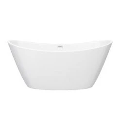 Sofia 1700 x 800mm Modern Double Ended Freestanding Bath -Bathroom Baths Shop LBT17W n t1 460