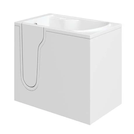 Milton Luxury Mini Walk In 1060mm Easy Access Deep Soak Bath inc. Front + End Panels 4 Milton Luxury Mini Walk In 1060mm Easy Access Deep Soak Bath inc. Front + End Panels - Image 2