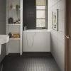 Milton Luxury Mini Walk In 1060mm Easy Access Deep Soak Bath inc. Front + End Panels
