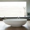 Clearwater Teardrop Petite 1690 x 820mm ClearStone Gloss White Bath -Bathroom Baths Shop M10FCS P