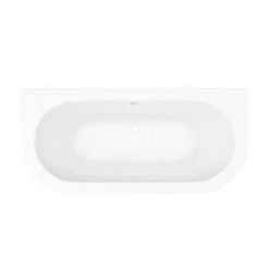 Admiral 1685 Back To Wall Roll Top Bath + Matt Black Leg Set -Bathroom Baths Shop MBADMIRAL1685B n d3 460