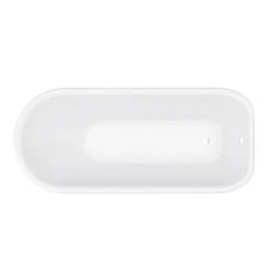 Bromley 1780 Single Ended Roll Top Bath + Matt Black Leg Set -Bathroom Baths Shop MBBROM1780B detail2 460