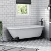 Bromley 1780 Single Ended Roll Top Bath + Matt Black Leg Set -Bathroom Baths Shop MBBROM1780B prod