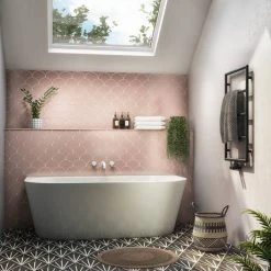 Monza 1700 x 800 Double Ended Free Standing Back To Wall Bath -Bathroom Baths Shop MZ12B d2 460