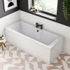 Monza 1800 x 800 Single Ended Bath with Curved Tap Ledge -Bathroom Baths Shop MZC188 p