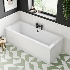 Monza 1700 x 700 Double Ended Rectangular Bath