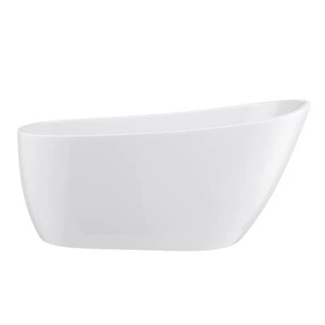 Toreno 1520 Small Modern Slipper Free Standing Bath 4 Toreno 1520 Small Modern Slipper Free Standing Bath - Image 2