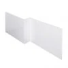Toreno 1700 White Offset MDF Front Bath Panel - NMP135 1 Toreno 1700 White Offset MDF Front Bath Panel - NMP135 -Bathroom Baths Shop Modena White Offset MDF Front Bath Panel p