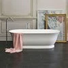 Clearwater Florenza 1828 x 864mm ClearStone Gloss White Bath -Bathroom Baths Shop N23CS P