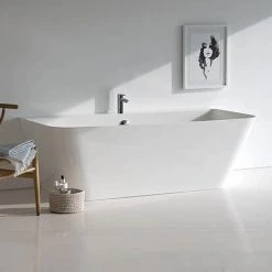 Clearwater Patinato Petite ClearStone Freestanding Bath 1524mm x 800mm - N3ACS