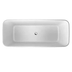 Clearwater Palermo Petite ClearStone Bath (1524 x 750mm) - N4CCS -Bathroom Baths Shop N4CCS D4 460