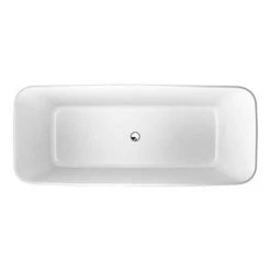 Clearwater Palermo Natural Stone Bath Hand Polished White - 1790 x 750mm -Bathroom Baths Shop N5CCS d3 460