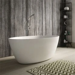 Hudson Reed Grace L1500 x W760mm Round Freestanding Bath - NBB001