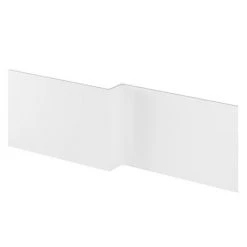 Hudson Reed Gloss White 1700 Square Shower Bath Front Panel - OFF173