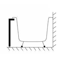 Orion Tileable Front Bath Panel with Lip -Bathroom Baths Shop OR LPFP D1 460