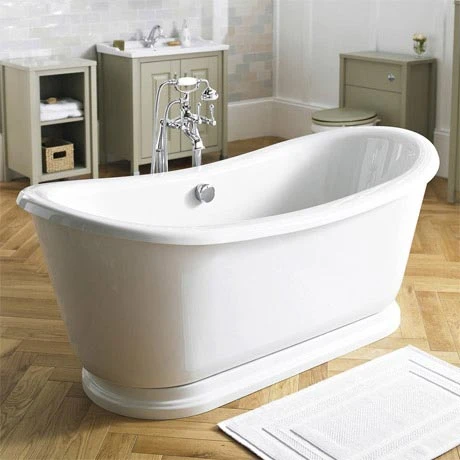 Old London Greenwich 1740 x 800mm Double Ended Slipper Freestanding Bath - LDB002 3 Old London Greenwich 1740 x 800mm Double Ended Slipper Freestanding Bath - LDB002