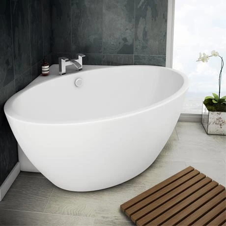 Orbit Corner Modern Free Standing Bath (1270 x 1270mm) 3 Orbit Corner Modern Free Standing Bath (1270 x 1270mm)