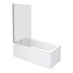 Nuie Square Hinged Linton Shower Bath
