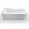 Britton Clearline Viride 1700mm x 750mm Offset Bath 2 Britton Clearline Viride 1700mm x 750mm Offset Bath -Bathroom Baths Shop R38N P
