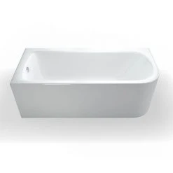 Britton Clearline Viride 1700mm x 750mm Offset Bath
