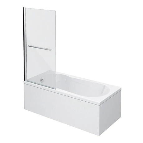 Taranto 1700 x 800mm Keyhole Shower Bath with Screen 3 Taranto 1700 x 800mm Keyhole Shower Bath with Screen