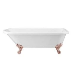 Bromley 1780 Single Ended Roll Top Bath + Rose Gold Leg Set -Bathroom Baths Shop RGBROM1780B detail2 460
