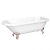 Bromley 1780 Single Ended Roll Top Bath + Rose Gold Leg Set -Bathroom Baths Shop RGBROM1780B prod