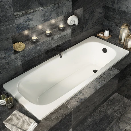 Aurora 1700 x 700mm 0TH Steel Enamel Bath 3 Aurora 1700 x 700mm 0TH Steel Enamel Bath