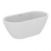 Ideal Standard Adapto 1550 x 750mm Oval Freestanding Double Ended Bath with Clicker Waste - T465901 -Bathroom Baths Shop T465901 P