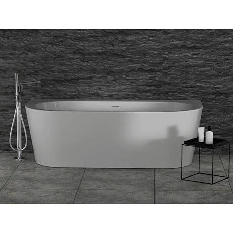 Ideal Standard Adapto 1800 x 800mm D-Shape Freestanding Bath with Clicker Waste - T466001 7 Ideal Standard Adapto 1800 x 800mm D-Shape Freestanding Bath with Clicker Waste - T466001 - Image 5