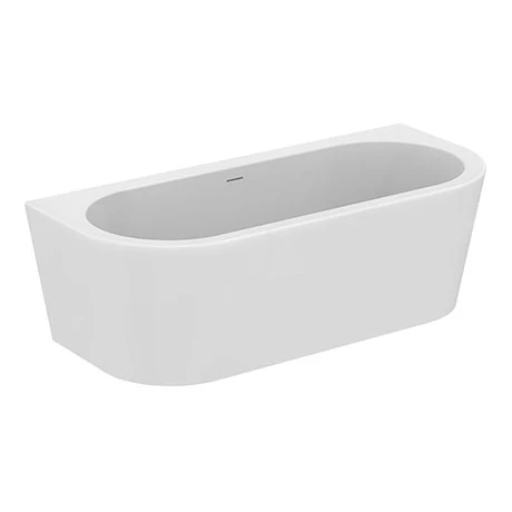 Ideal Standard Adapto 1800 x 800mm D-Shape Freestanding Bath with Clicker Waste - T466001 3 Ideal Standard Adapto 1800 x 800mm D-Shape Freestanding Bath with Clicker Waste - T466001