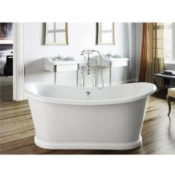 Clearwater - Boat 1650 x 705 Traditional Freestanding Bath - T5C -Bathroom Baths Shop T5C d2 375